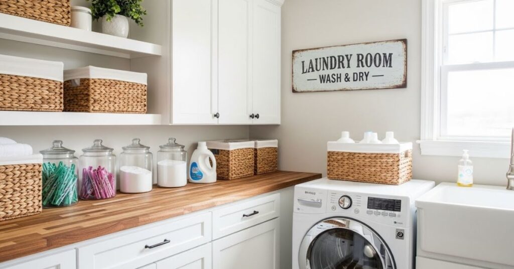 Farmhouse Laundry Room Decor Ideas