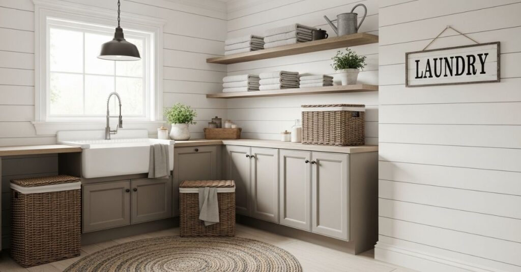 Farmhouse Style Laundry Rooms