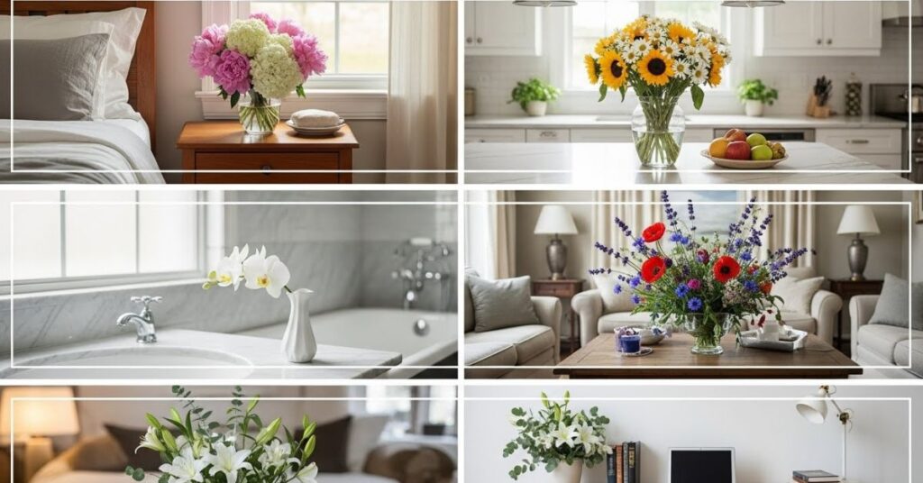 Flower Arrangements for Different Rooms