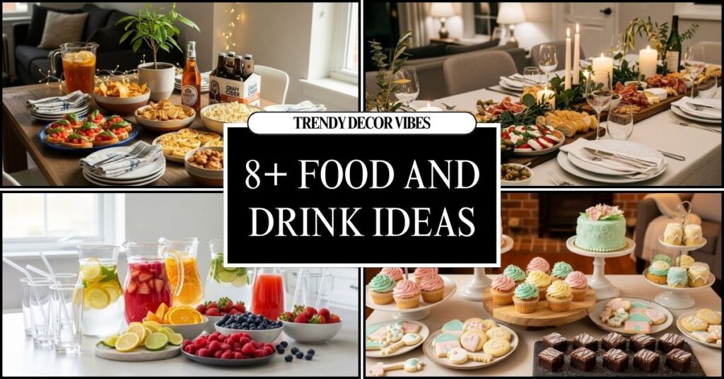 food and drink ideas for your housewarming celebration
