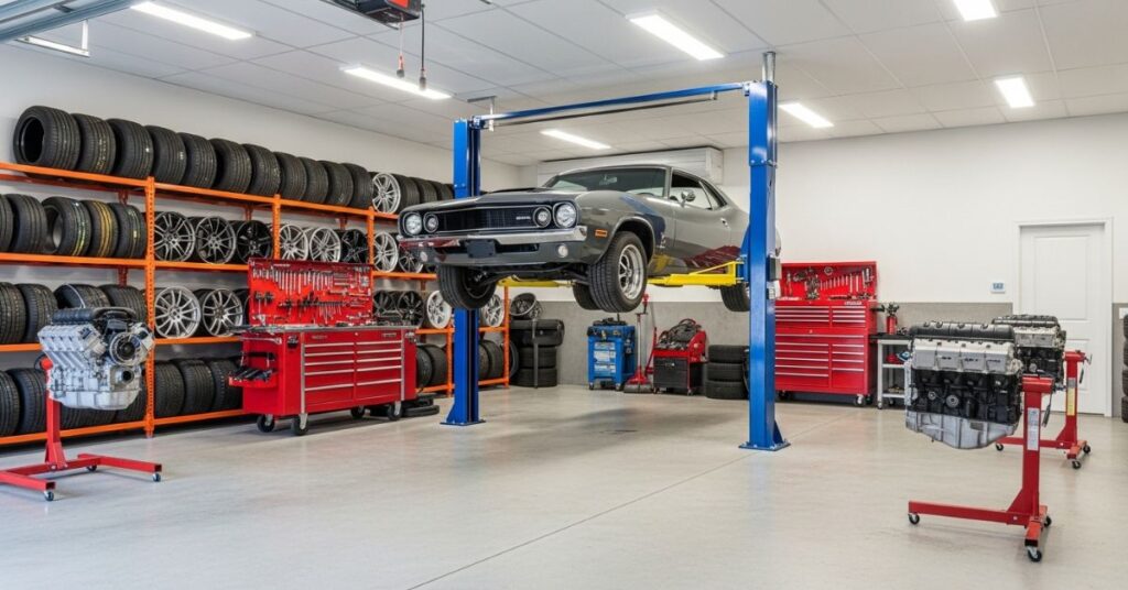 Garage Workshop with Automotive Focus