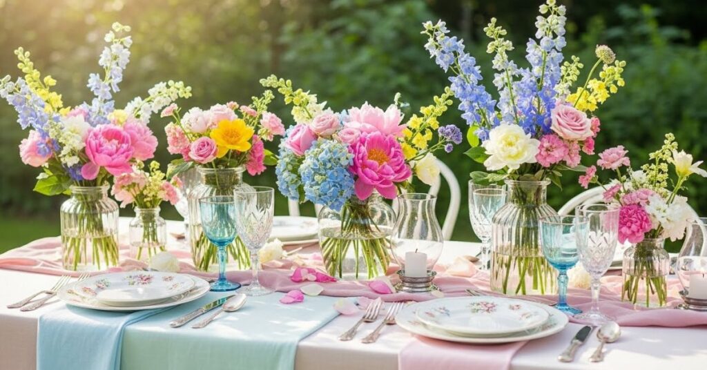 Garden Party Floral Tablescape