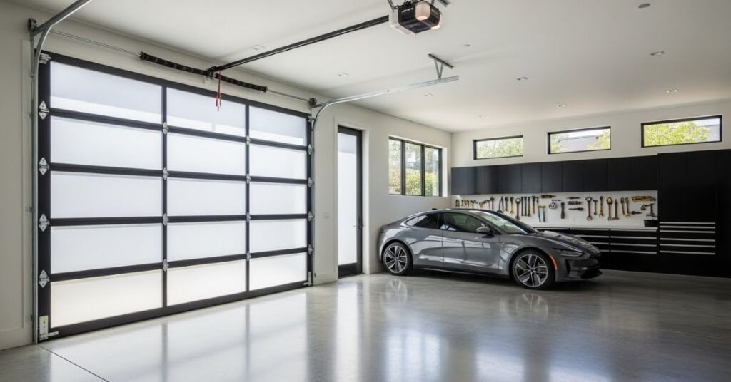 Glass Garage Doors for Contemporary Homes