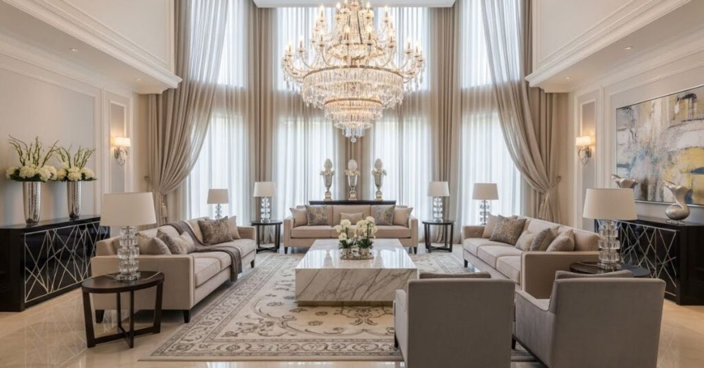 Grand Statement Lighting for a Luxe First Impression