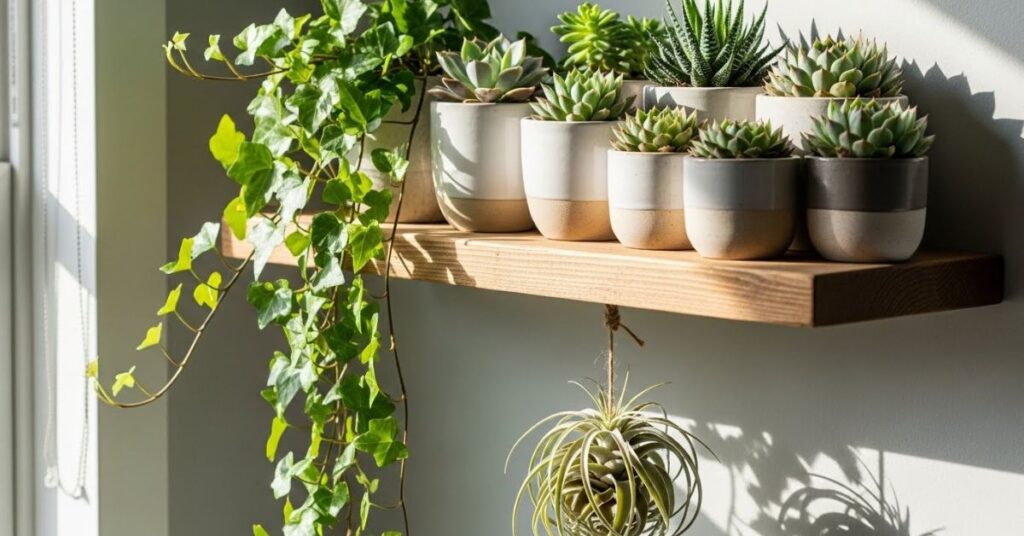Greenery and Plant Focused Shelves