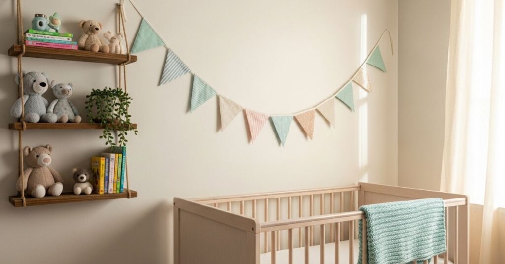 Handmade Baby Bunting and Garlands