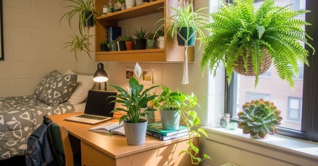 Incorporate Plants for a Fresh Lively Feel