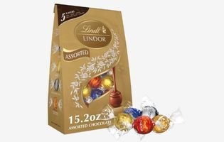 LINDOR Assorted Chocolate Candy Truffles