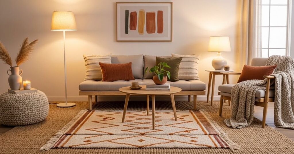 Layer Rugs for Texture and Warmth
