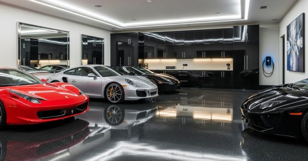 Luxury Garage Designs Inspired by Showrooms