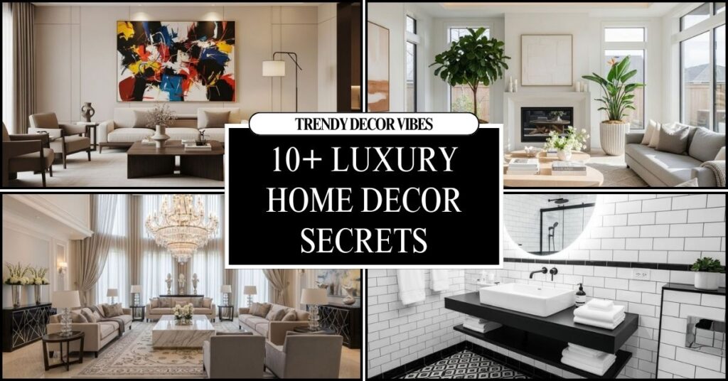 11 Luxury Home Decor Secrets That Instantly Elevate Any Space