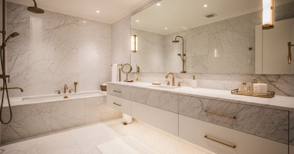 Luxury Marble Bathroom Interior Design