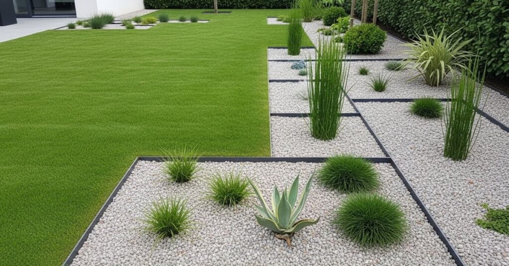 Metal Garden Edging for a Modern Minimalist Style