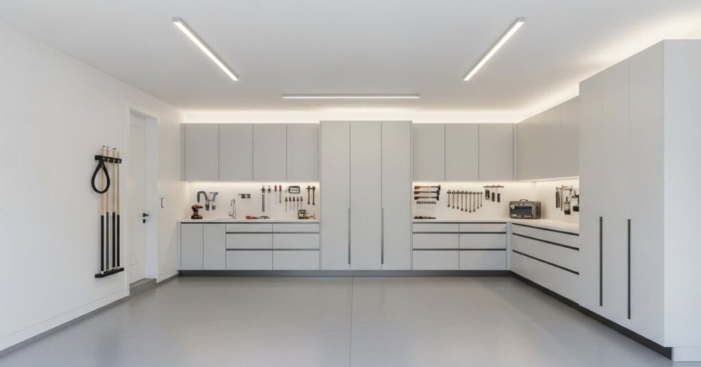 Minimalist Garage Designs with Clean Lines