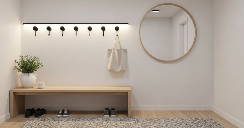 Minimalist Ikea Entryway Inspirations with Clean Lines