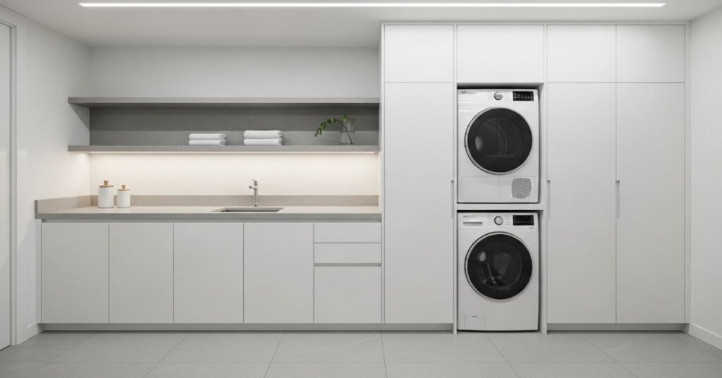 Modern Minimalist Laundry Room Layouts
