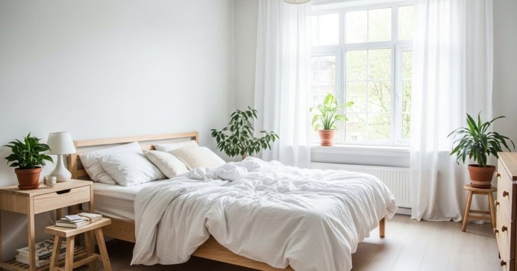 Natural Light Styling with Sheer Curtains