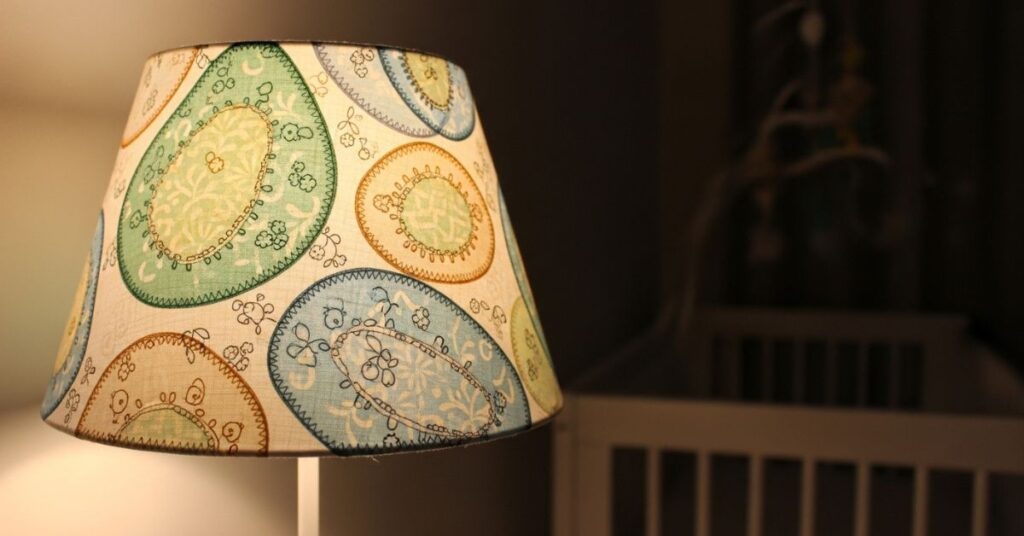 Nursery Lampshade Makeover