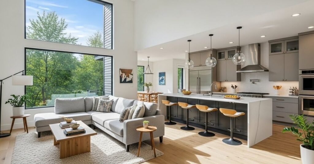 Open-Concept Living Areas