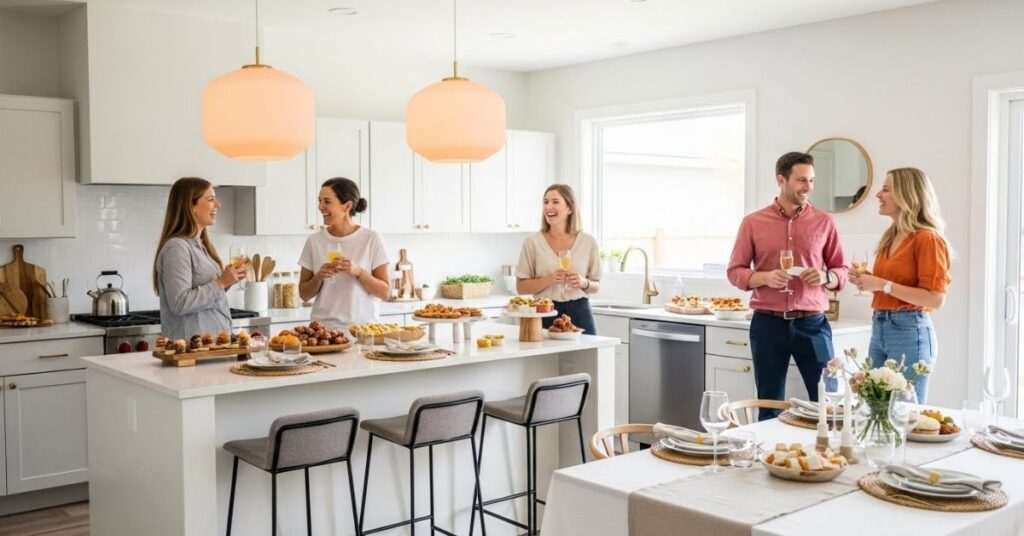 Open Kitchen & Dining Party Theme