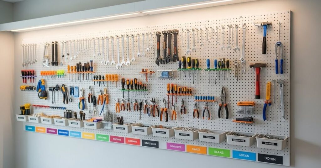 Pegboard Organization Ideas for Tools and Accessories