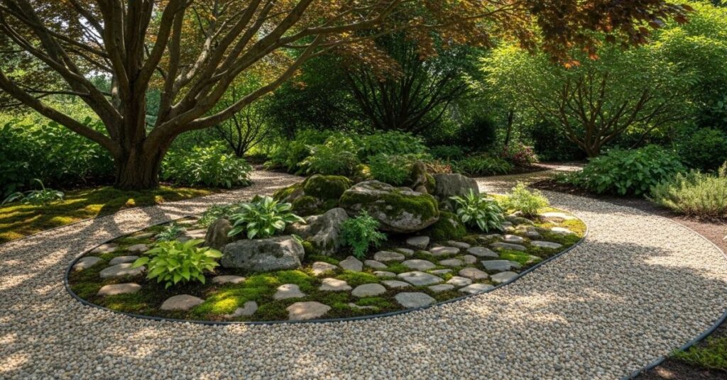 Rock Gardens and Pebble Paths