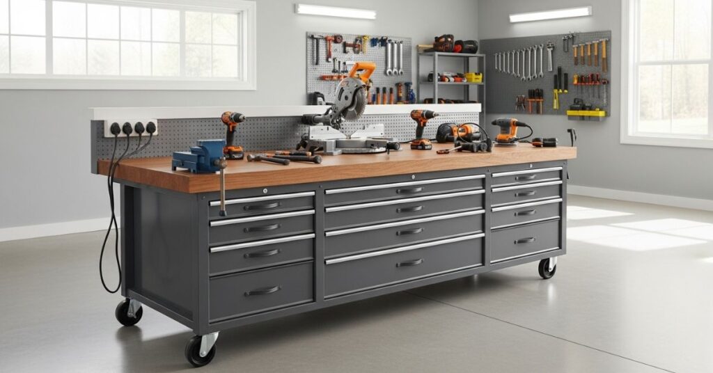 Rolling Workbench for Flexible Workspace