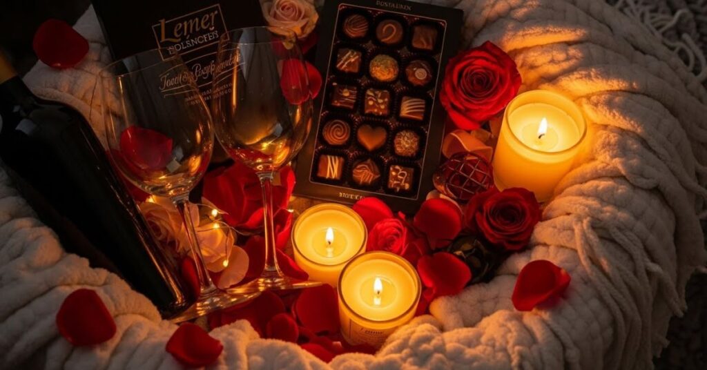 Romantic Gift Basket for Couples