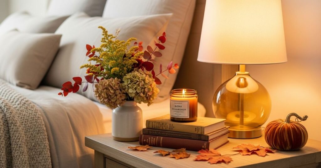 Seasonal Friendly Night Table Display Inspiration