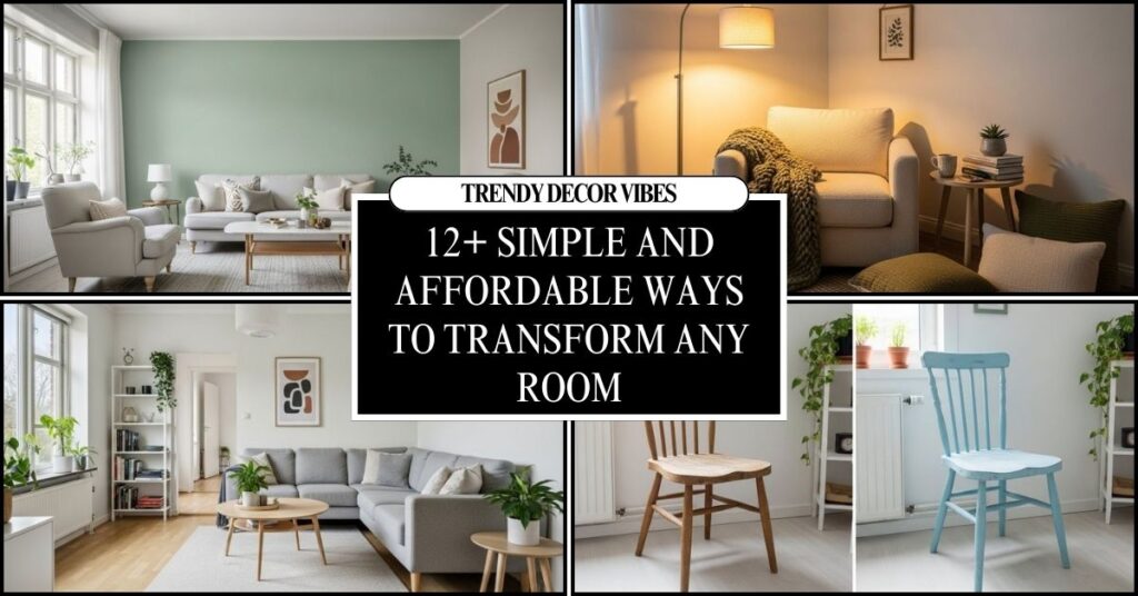 Simple and Affordable Ways to Transform Any Room Instantly