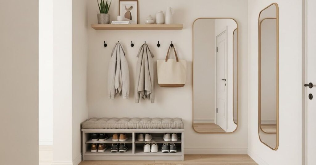 Small Space Aesthetic Entryway Ideas