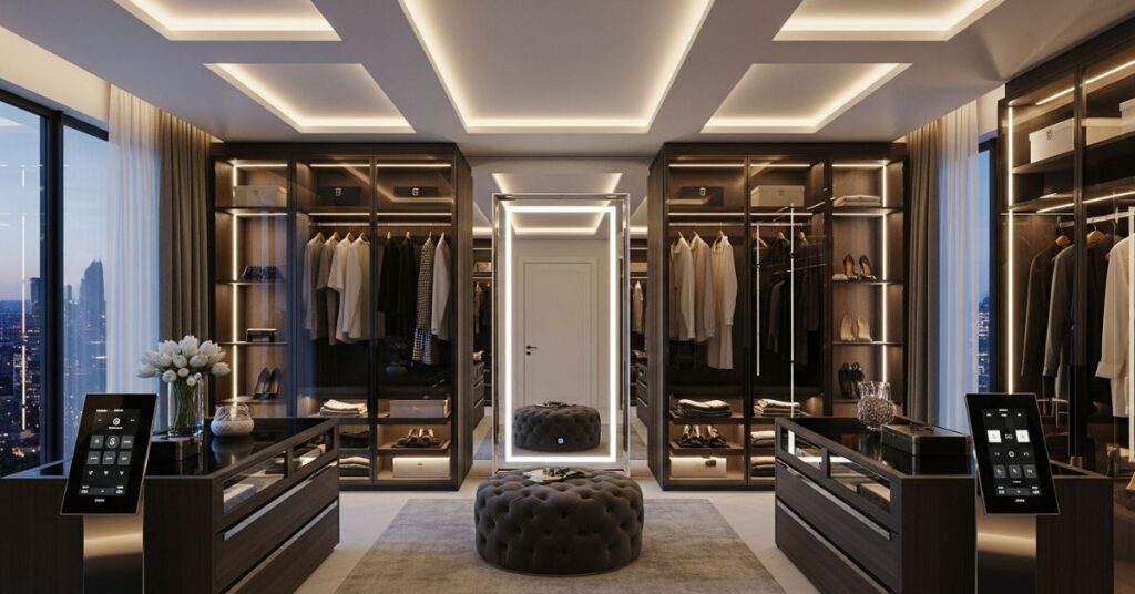 Smart Lighting and Automated Closets