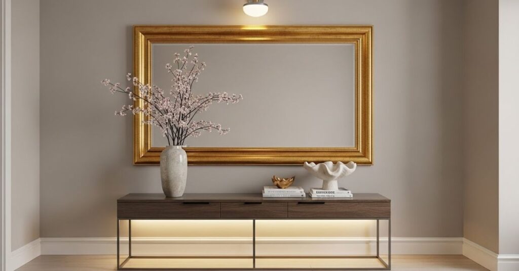 Statement Mirror Entryway Aesthetic