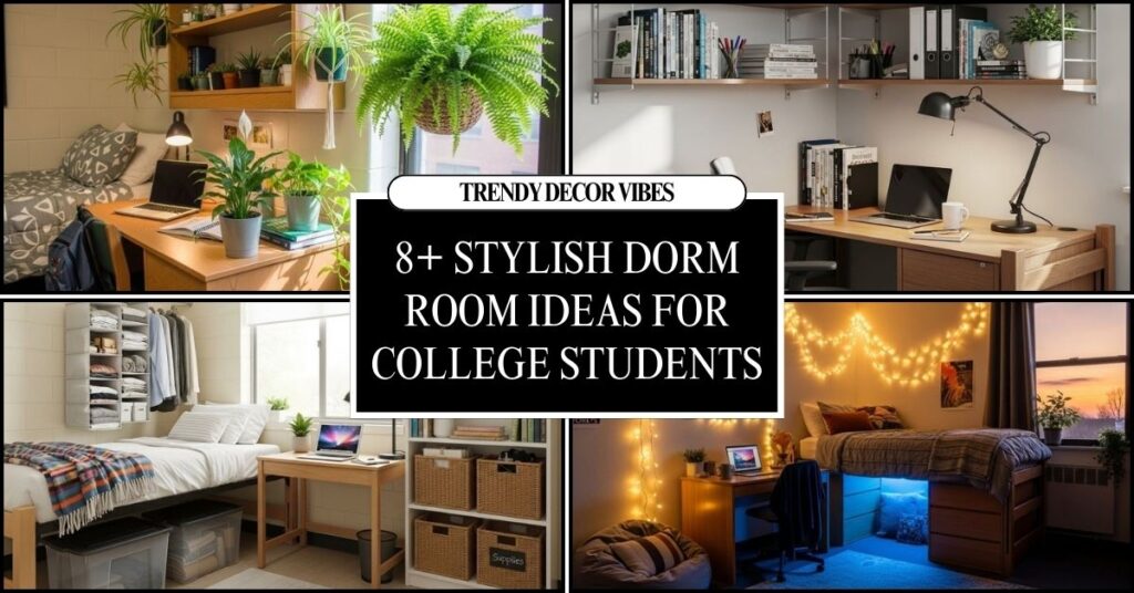 Stylish Dorm Room Ideas for College Students