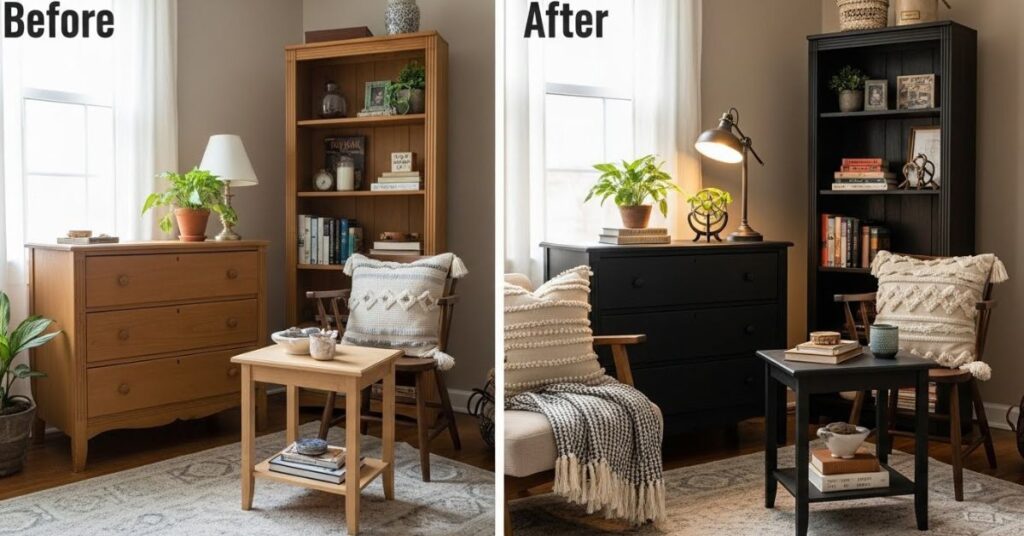 Thrifted Furniture for a Dark Aesthetic Look