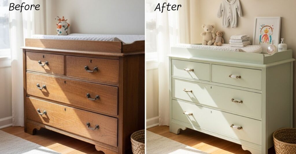 Upcycled Furniture Makeover