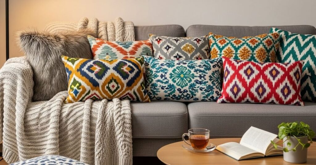 Update Your Throw Pillows and Blankets