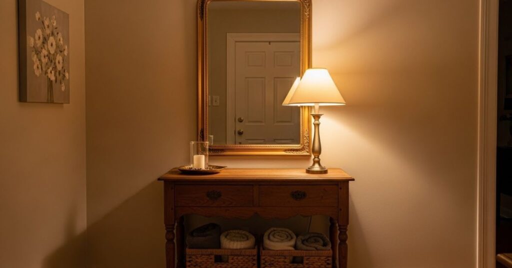 Vintage Inspired Aesthetic Entryway