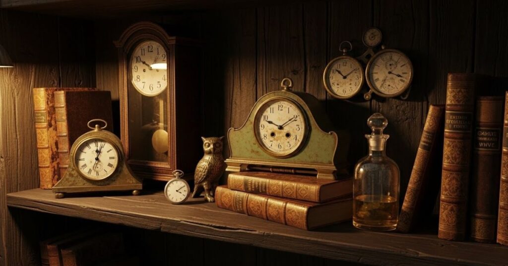 Vintage and Antique Shelf Decor