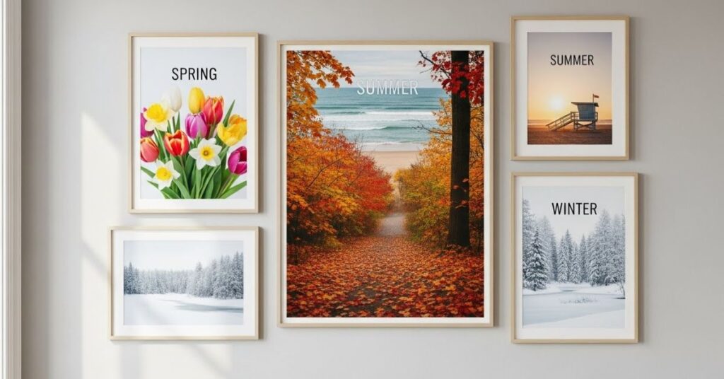 Wall Art and Prints: Easy Seasonal Updates