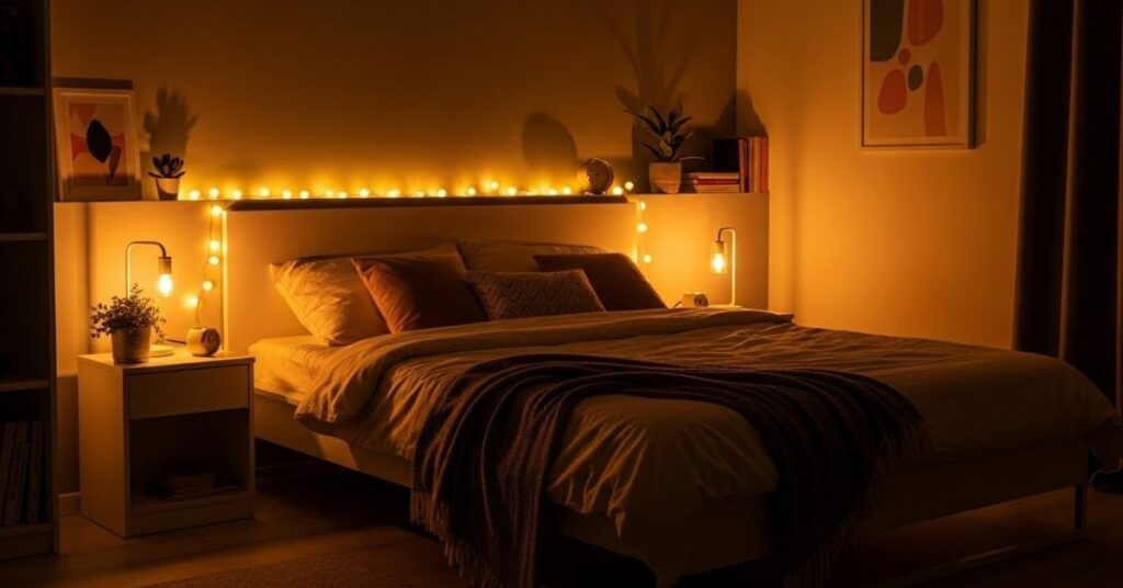 Warm LED Lights to Create a Relaxing Mood