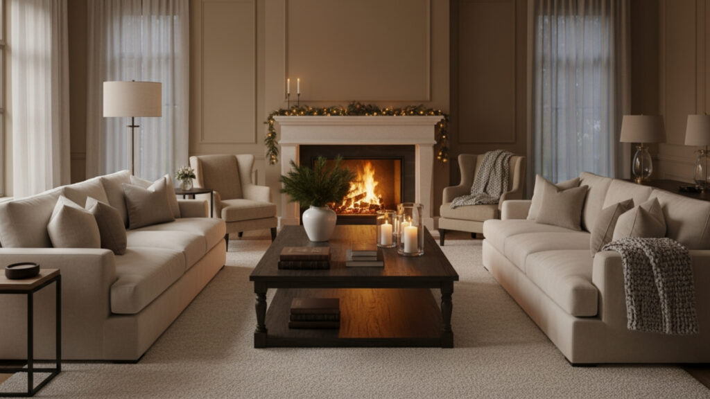 Arrange Furniture for Comfort and Inviting Conversation