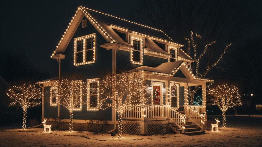 Budget-Friendly Outdoor Christmas Lighting