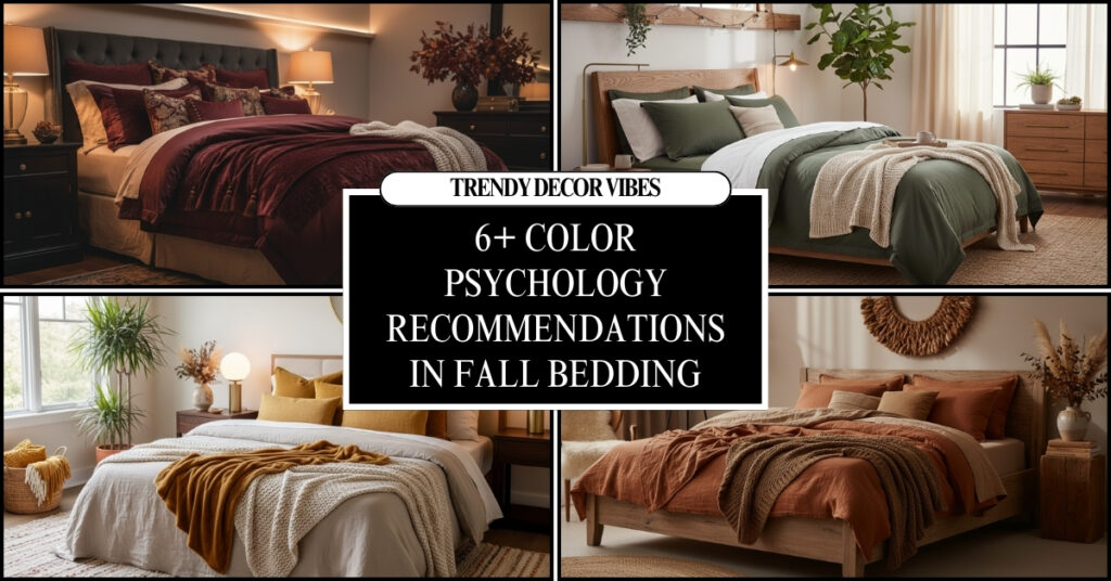 Color Psychology in Fall Bedding: Comfort & Mood