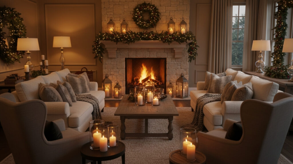 Create a Fireplace or Focal Point for Warmth and Interest
