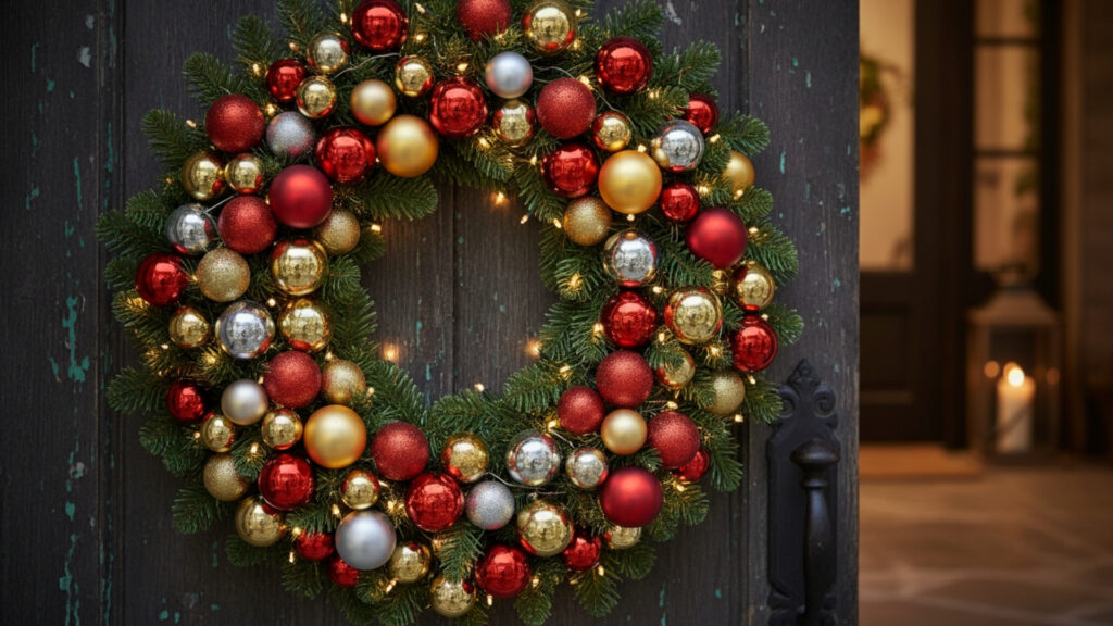 decorating wreaths ornaments holiday sparkle