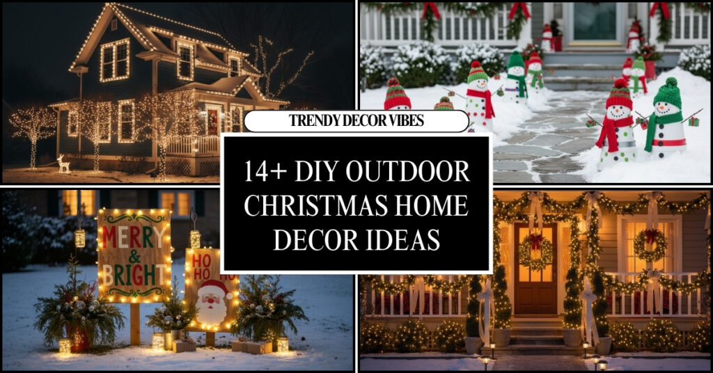 diy outdoor christmas decorations on a budget 1