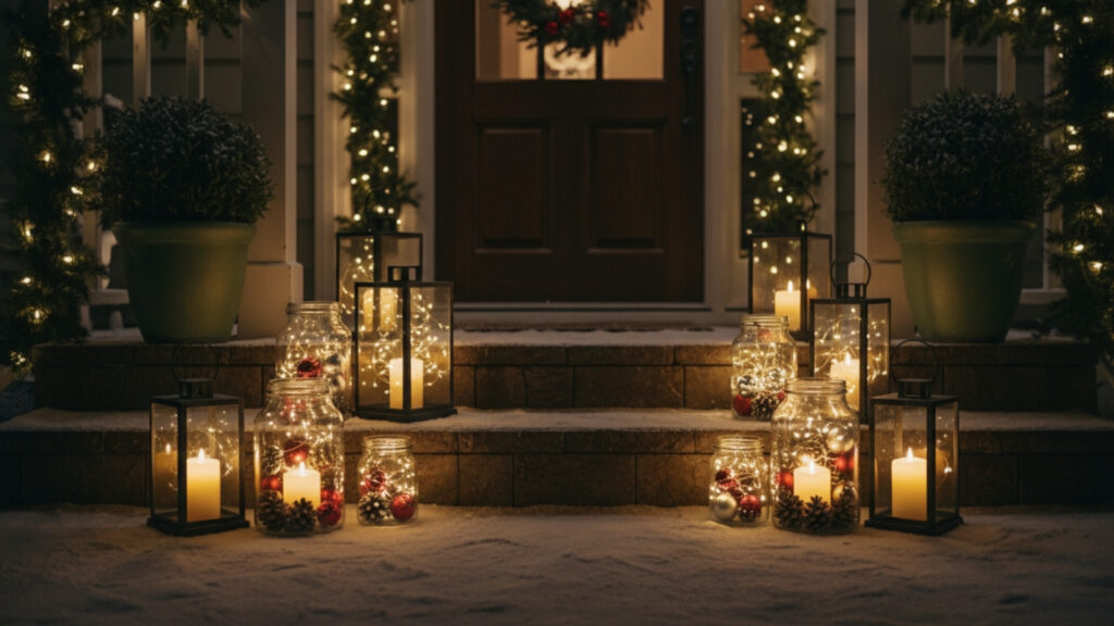 DIY Outdoor Lantern and Candle