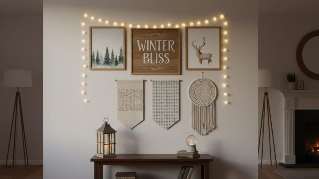 DIY Winter Decor Wall Accents for Seasonal Visual Interest