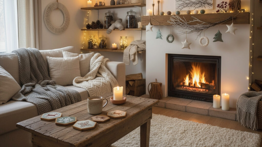 DIY Winter Decor With Handmade Accessories and Crafts